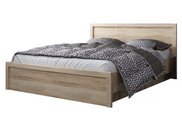 Posteľ 160x200 s úložným priestorom dub sonoma