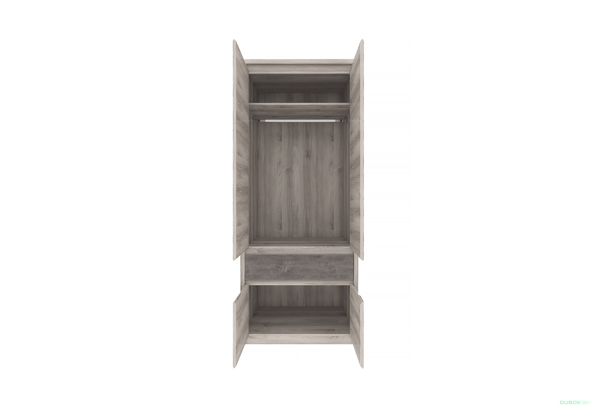 Skriňa 4d1s gaštan nairobi / onyx Jazz - Fotografia 3 Fotografia 3 - Skriňa 4d1s gaštan nairobi / onyx Jazz