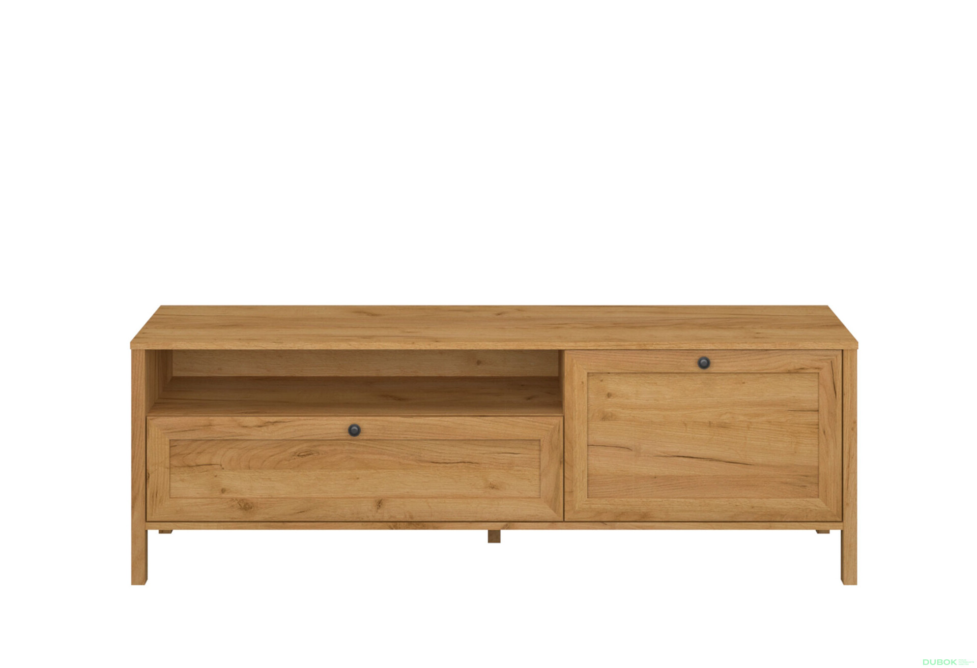 Fotografia 1 - TV stolík 1k1s dub craft zlatý Klark