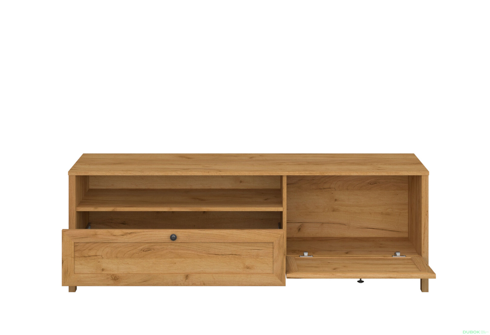 Fotografia 4 - TV stolík 1k1s dub craft zlatý Klark