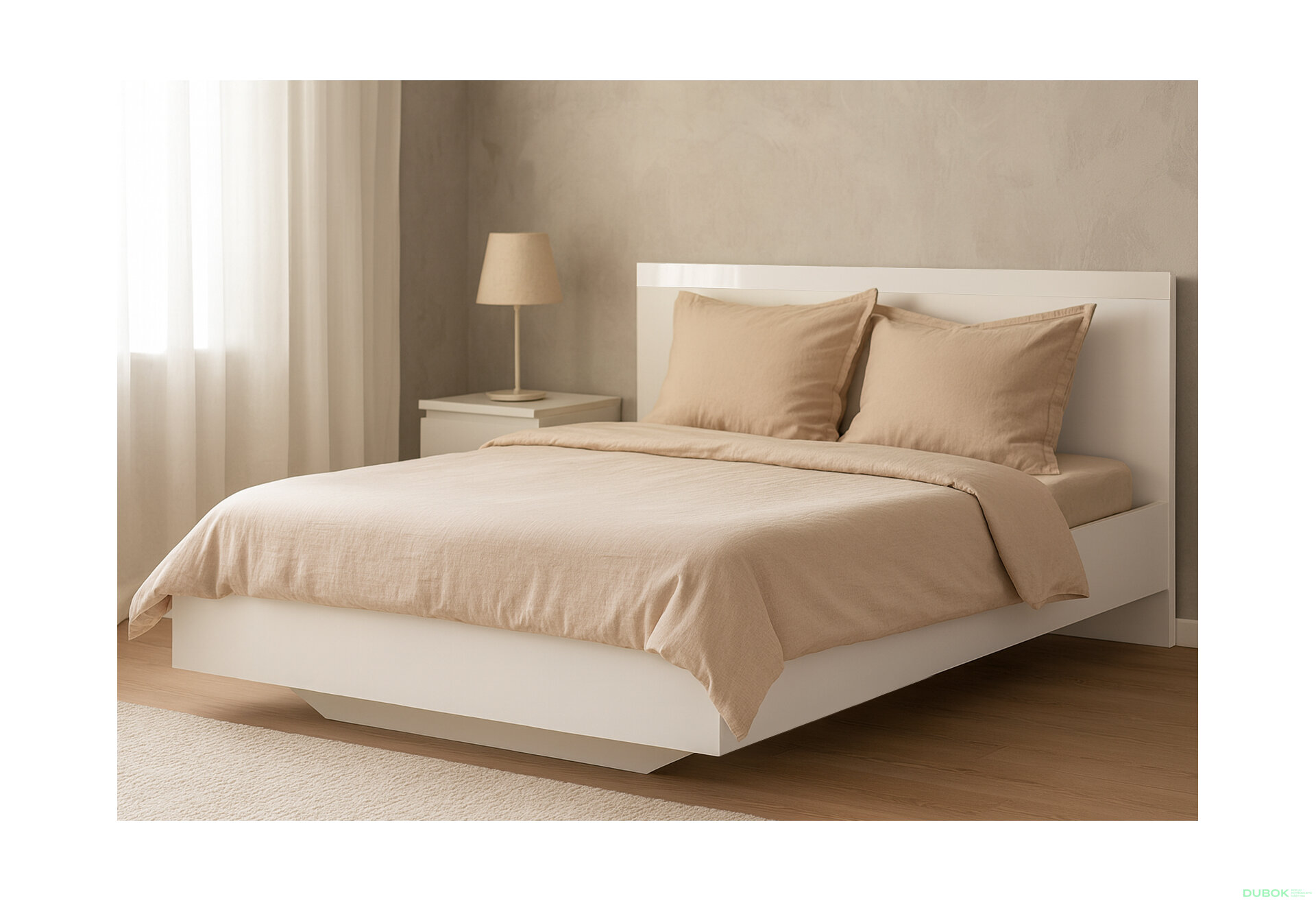 Fotografia 3 - Posteľ 160x200 biela Lingo