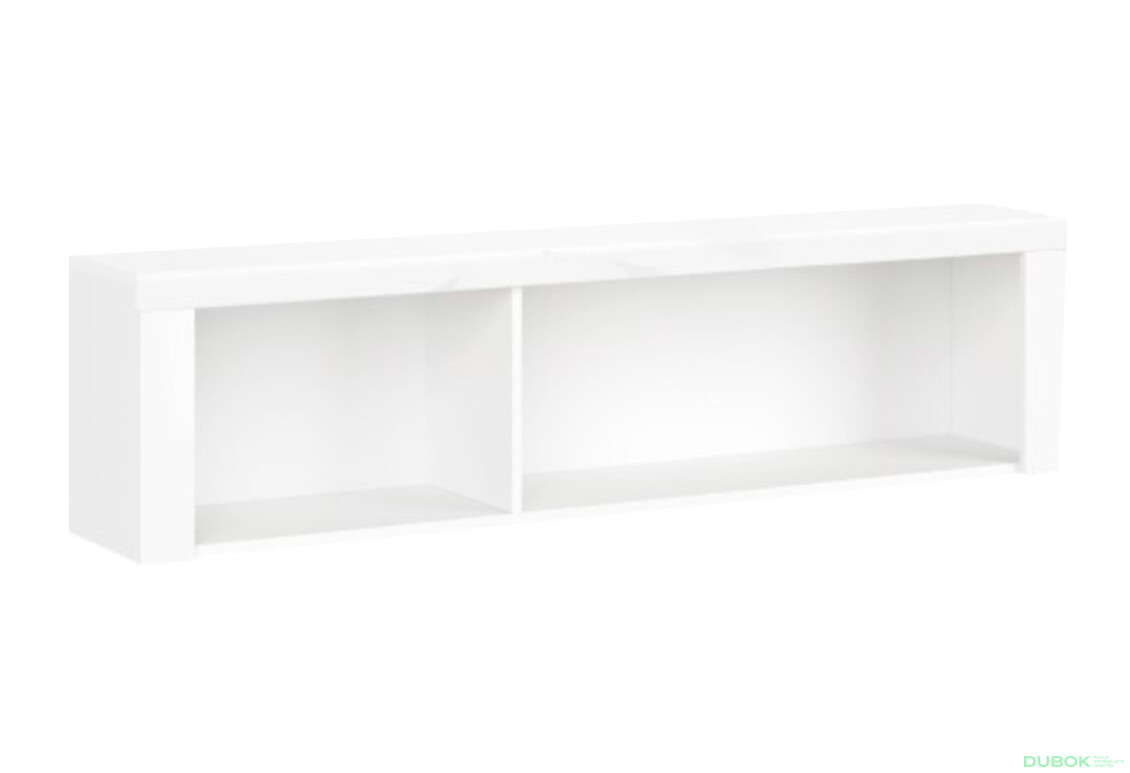 Regál na stenu 160 biely Lingo - Fotografia 1 Fotografia 1 - Regál na stenu 160 biely Lingo