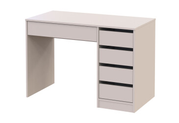 Písací stôl s pravou montážou Profi 110 cm kašmír