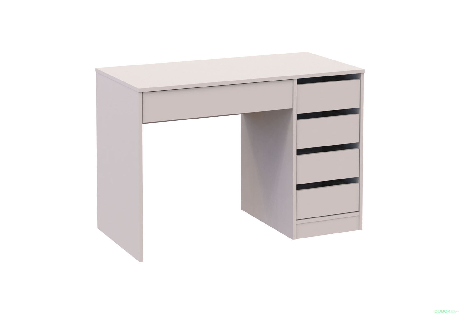 Písací stôl s pravou montážou Profi 110 cm kašmír - Fotografia 4 Fotografia 4 - Písací stôl s pravou montážou Profi 110 cm kašmír