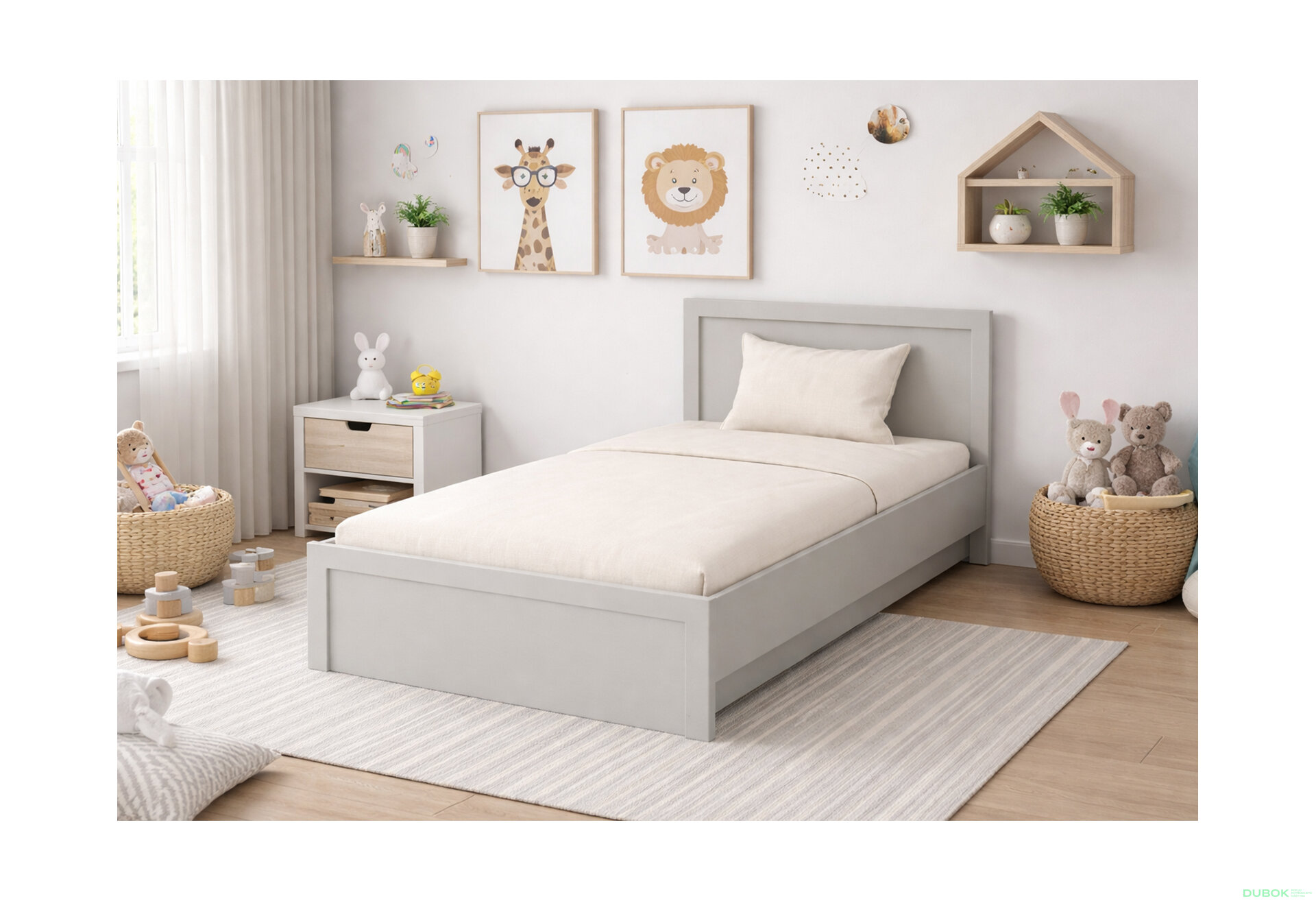 Fotografia 6 - Posteľ 120x200 s roštom, úložným priestorom kašmír Jazz