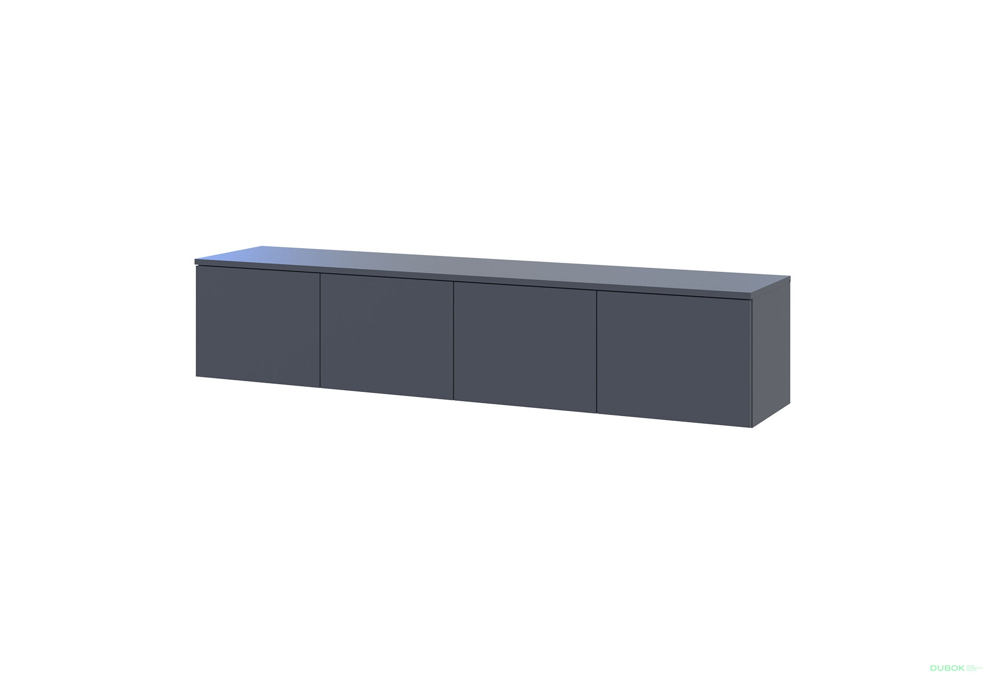 Fotografia 1 - TV stolík Levía grafit 4dv 160x35x33