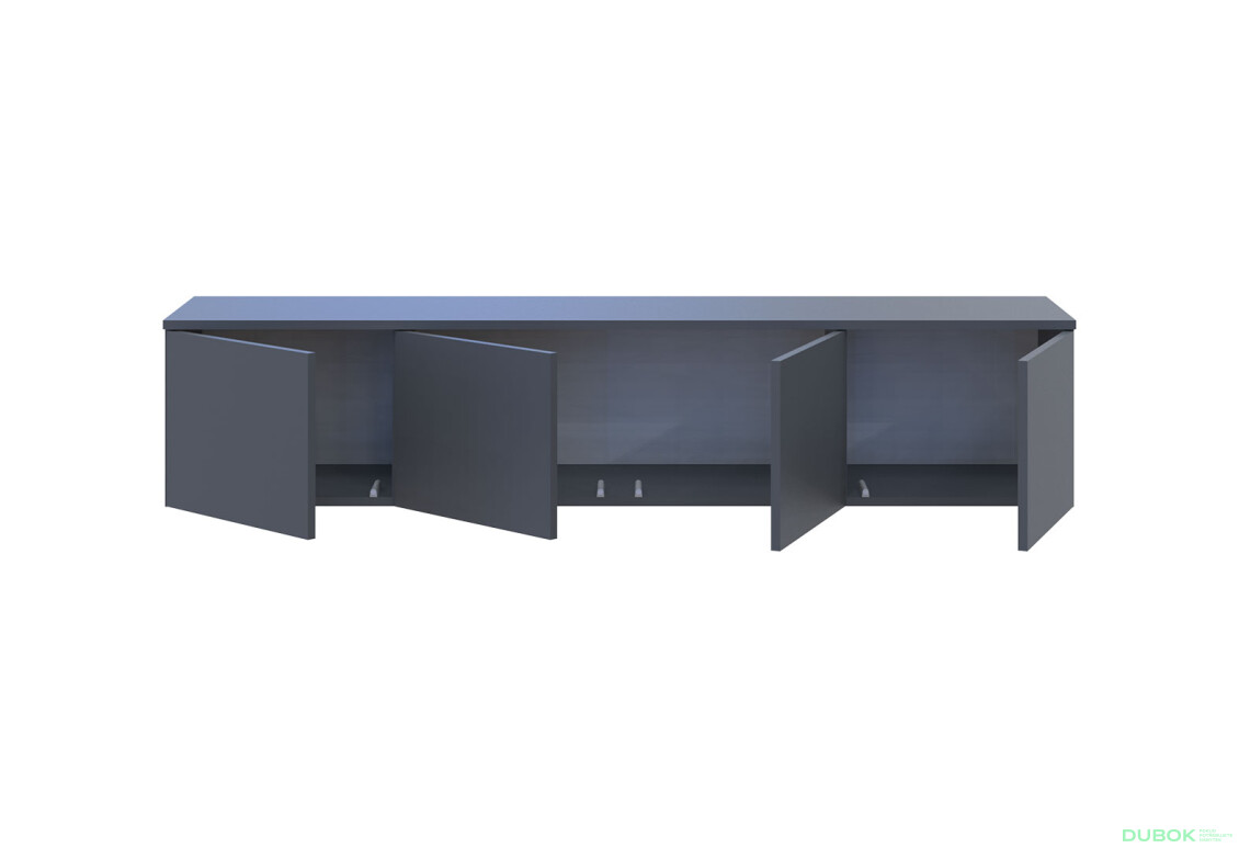 TV stolík Levía grafit 4dv 160x35x33 - Fotografia 5 Fotografia 5 - TV stolík Levía grafit 4dv 160x35x33
