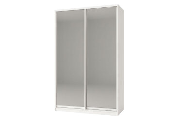 Skriňa Rim-Veneziano 2D 1.6 m so zrkadlom, biela