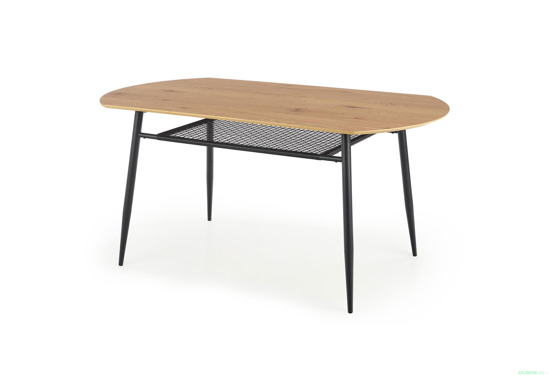 Fotografia 1 - Stôl Jackson čierny / zlatý dub