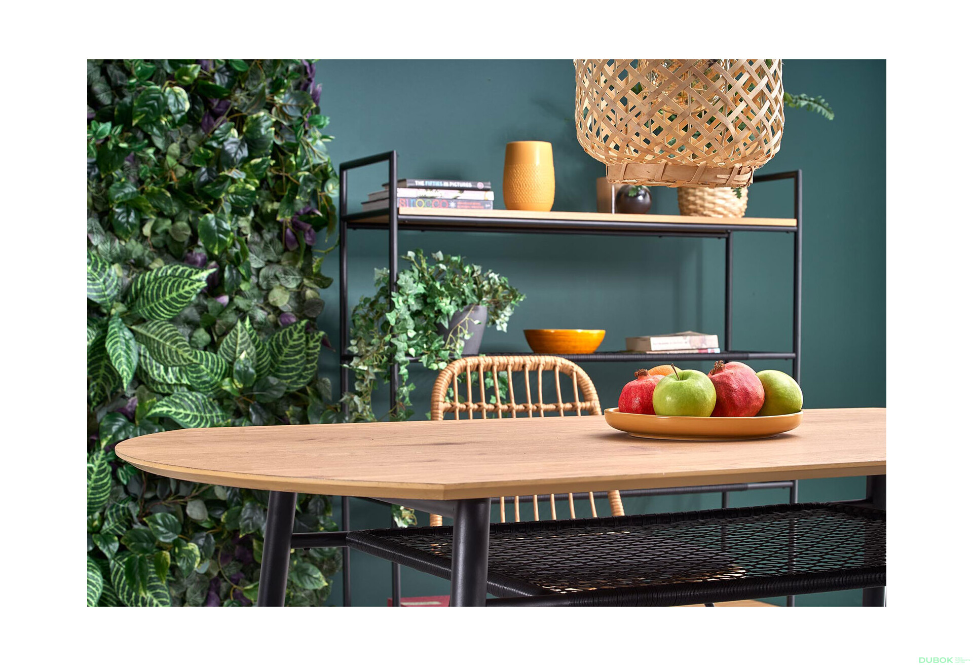 Fotografia 8 - Stôl Jackson čierny / zlatý dub