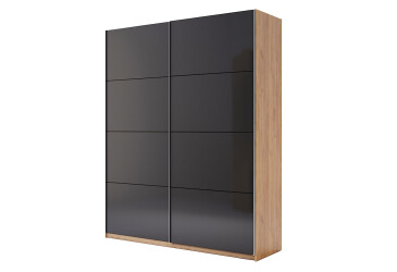 Skriňa s posuvnými dverami 1,5x2,1m (Dvere Mat Láva), séria N