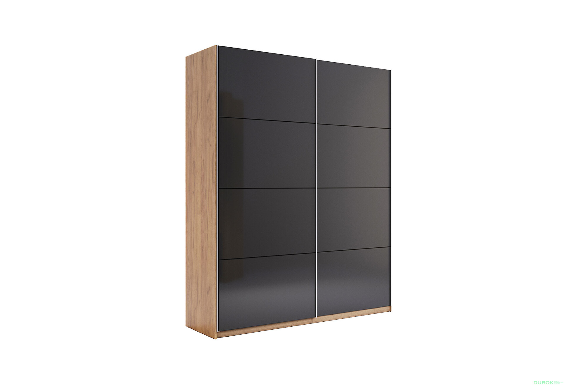 Skriňa s posuvnými dverami 1,5x2,1m (Dvere Mat Láva), séria N Luna - Fotografia 13 Fotografia 13 - Skriňa s posuvnými dverami 1,5x2,1m (Dvere Mat Láva), séria N Luna
