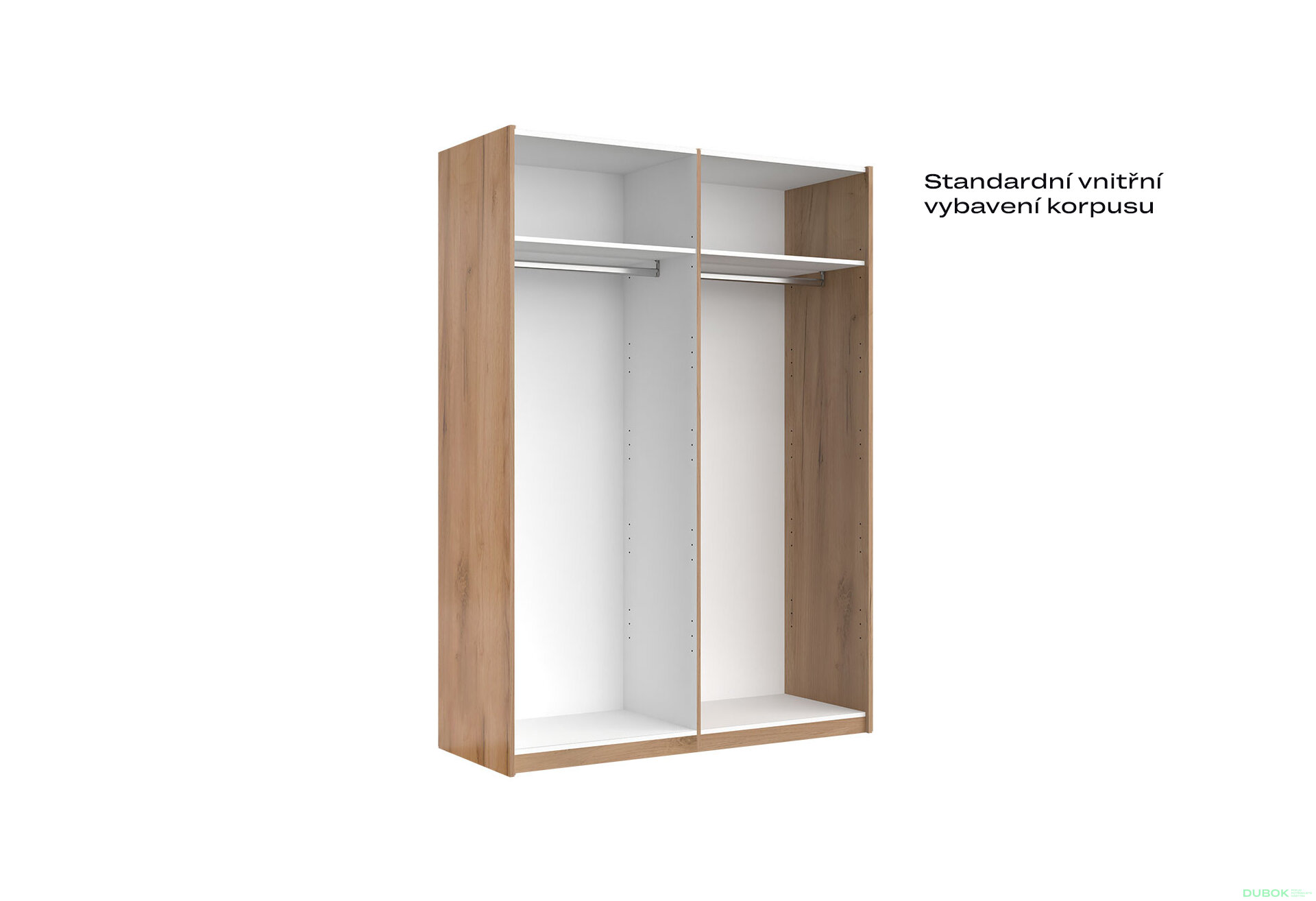 Fotografia 7 - Skriňa s posuvnými dverami 1,5x2,1m (Dvere Mat Láva), séria N Luna