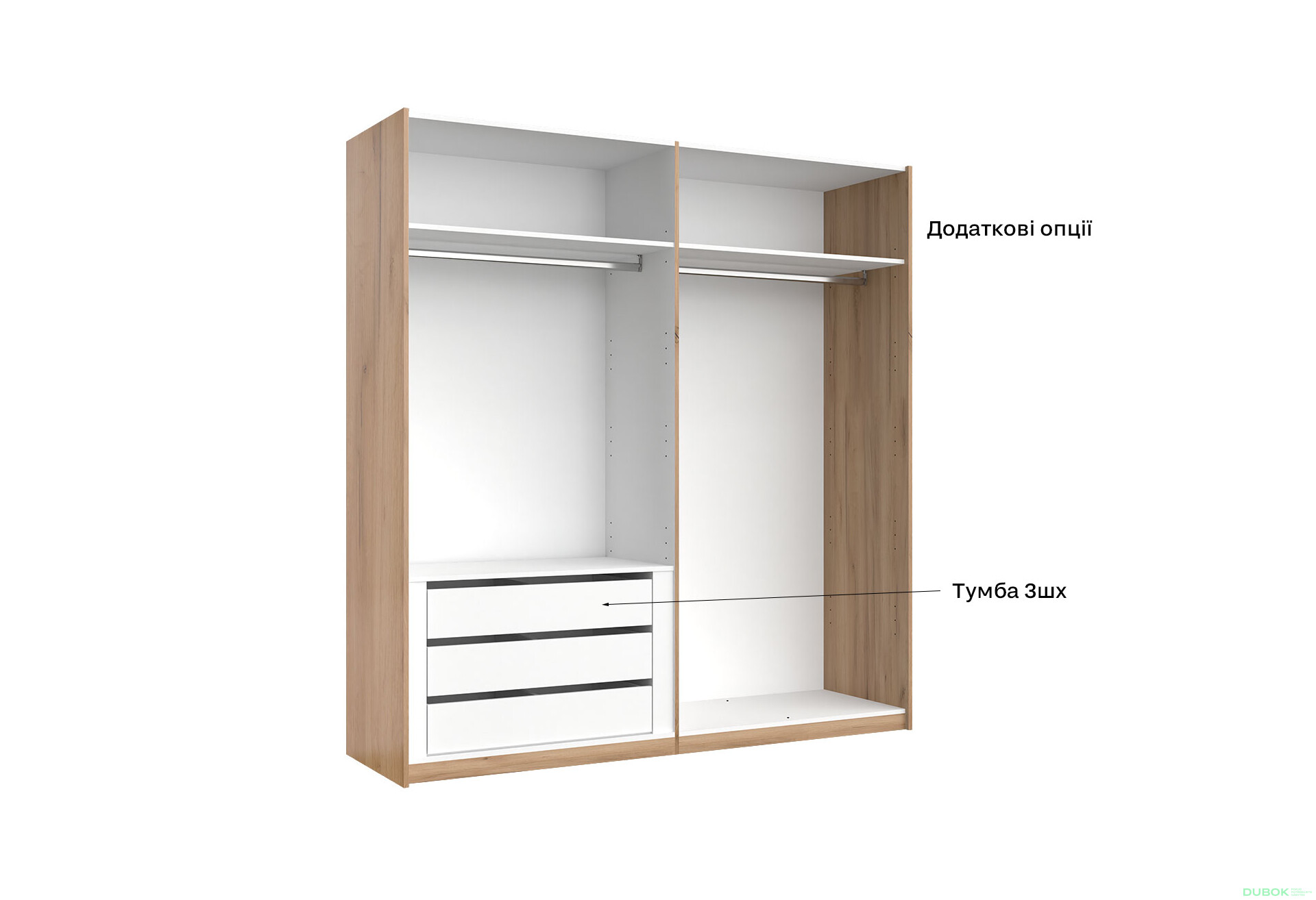 Skriňa s posuvnými dverami 2.0x2.1m (Dvere Mat Láva), séria N Luna - Fotografia 16 Fotografia 16 - Skriňa s posuvnými dverami 2.0x2.1m (Dvere Mat Láva), séria N Luna