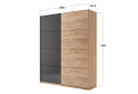 Fotografia 10 - Skriňa s posuvnými dverami 2.0x2.4m (Dvere Dub Kraft/Mat Lava), séria N Luna