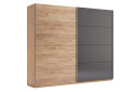 Skriňa s posuvnými dverami 2,5x2,1m (Dvere Dub Kraft/Mat Láva), séria N Luna - Fotografia 11 Fotografia 11 - Skriňa s posuvnými dverami 2,5x2,1m (Dvere Dub Kraft/Mat Láva), séria N Luna