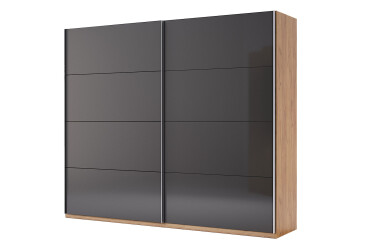 Skriňa s posuvnými dverami 2,5x2,1m (Dvere Mat Lava), séria N