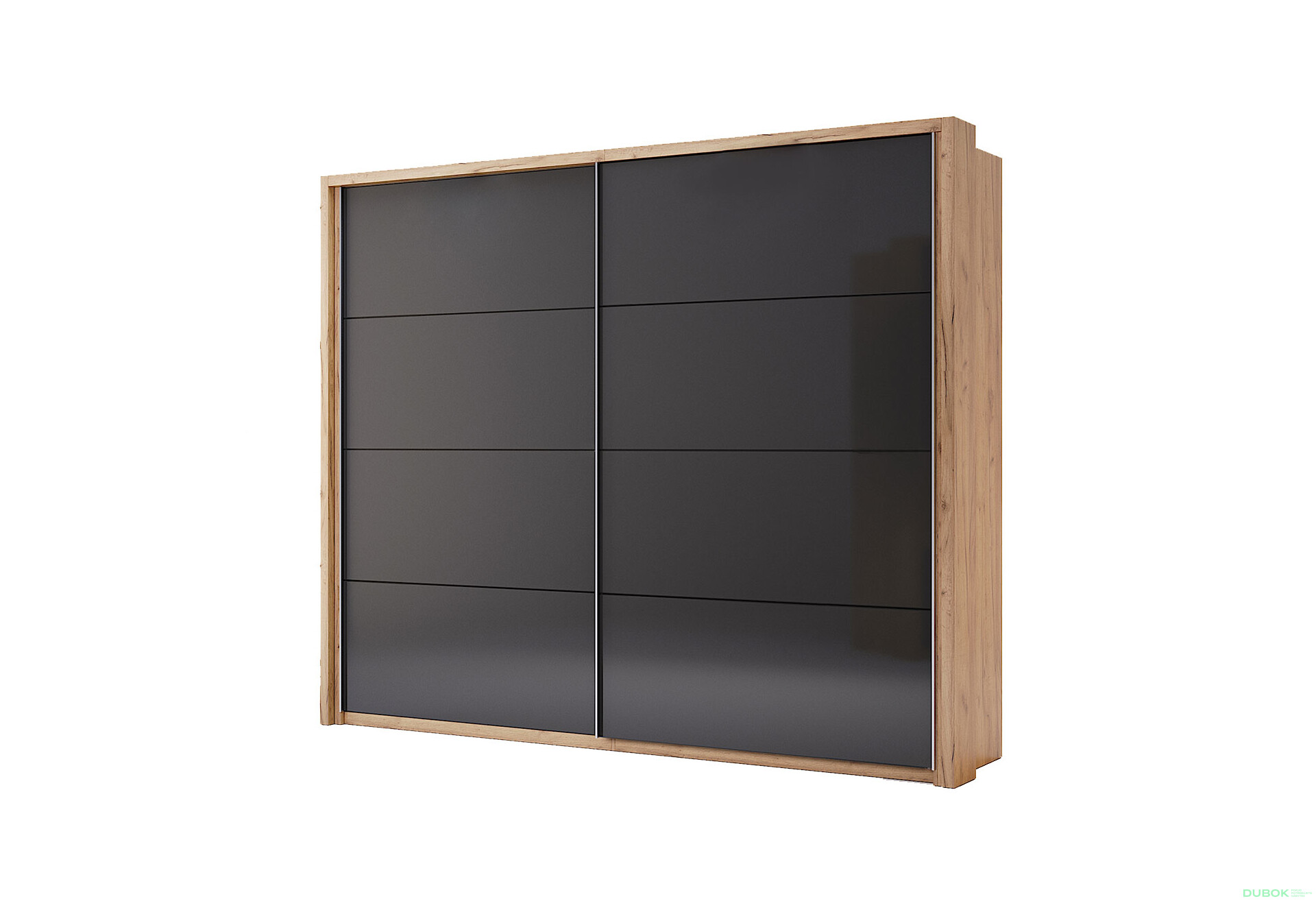 Možnosť: Garnýž k Vstavanému šatníku 2.5x2.1 dub kraft Luna - Fotografia 2 Fotografia 2 - Možnosť: Garnýž k Vstavanému šatníku 2.5x2.1 dub kraft Luna