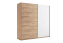 Skriňa s posuvnými dverami 2.0x2.1 m (Dvere Dub Kraft/Lesklá Biela) séria N Asti - Fotografia 11 Fotografia 11 - Skriňa s posuvnými dverami 2.0x2.1 m (Dvere Dub Kraft/Lesklá Biela) séria N Asti
