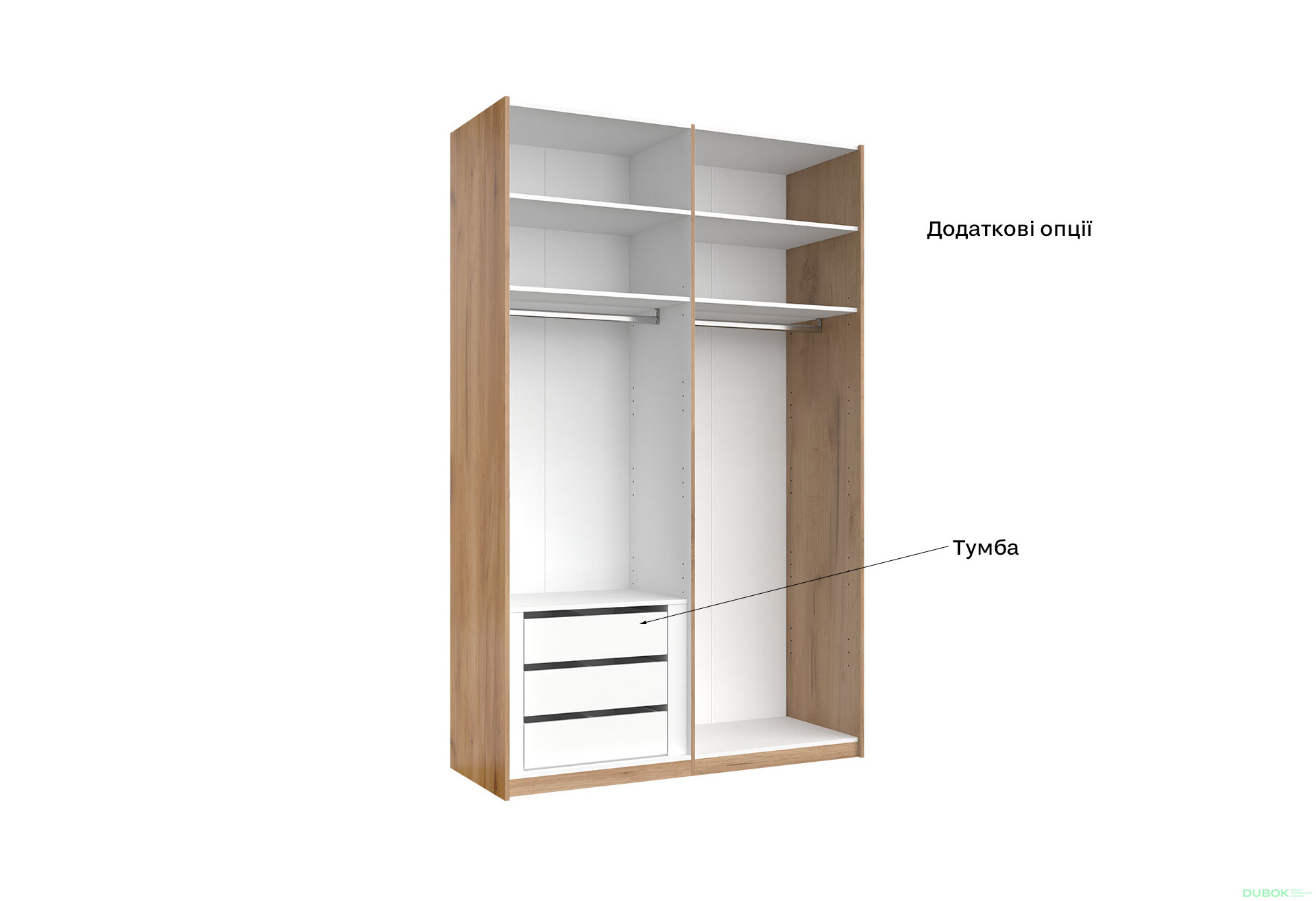 Skriňa s posuvnými dverami 1.5x2.4m (Dvere Lesklé Biele/Zrkadlo) séria N Asti - Fotografia 10 Fotografia 10 - Skriňa s posuvnými dverami 1.5x2.4m (Dvere Lesklé Biele/Zrkadlo) séria N Asti