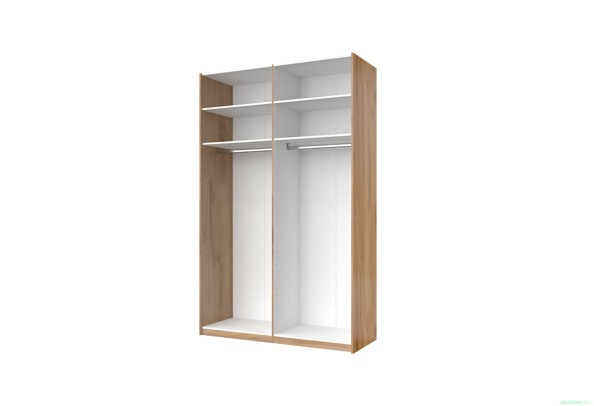 Skriňa s posuvnými dverami 1.5x2.4m (Dvere Lesklé Biele/Zrkadlo) séria N Asti - Fotografia 15 Fotografia 15 - Skriňa s posuvnými dverami 1.5x2.4m (Dvere Lesklé Biele/Zrkadlo) séria N Asti