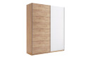 Skriňa s posuvnými dverami 1,5x2,1m (Dvere Dub Kraft/Lesklá Biela) séria N Asti - Fotografia 11 Fotografia 11 - Skriňa s posuvnými dverami 1,5x2,1m (Dvere Dub Kraft/Lesklá Biela) séria N Asti
