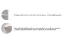 Fotografia 8 - Skriňa s posuvnými dverami 1.5x2.1m (Dvere Lesklé Biele) séria N Asti