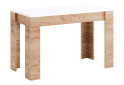 Jedálenský stôl 1200x650, dub kraft / biely Asti - Fotografia 1 Fotografia 1 - Jedálenský stôl 1200x650, dub kraft / biely Asti
