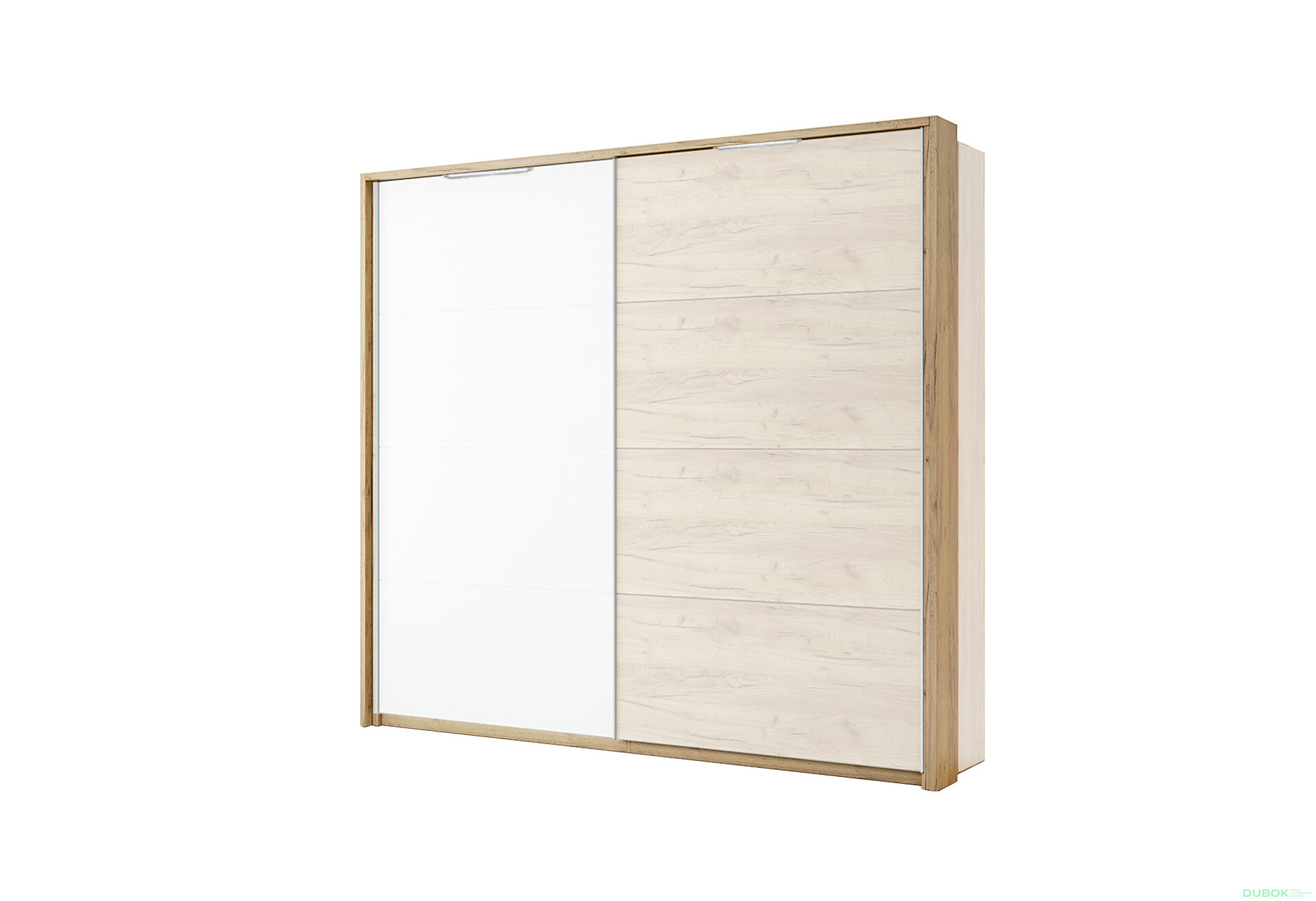 Fotografia 1 - Možnosť Záclonová tyč s osvetlením k Skrini s posuvnými dverami 2,0x2,1m, dub kraft Asti