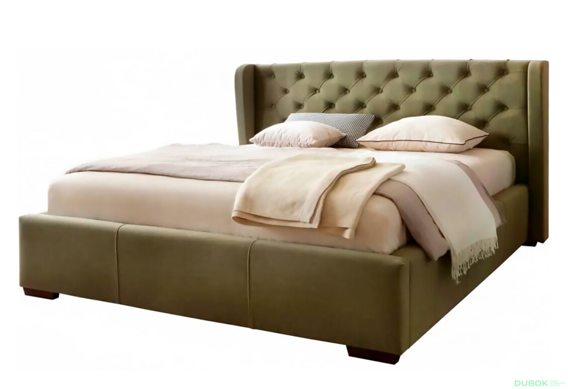 Posteľ Preston 160x200 Matt Velvet 38 Davis, podhlavník 106, C4 Orech