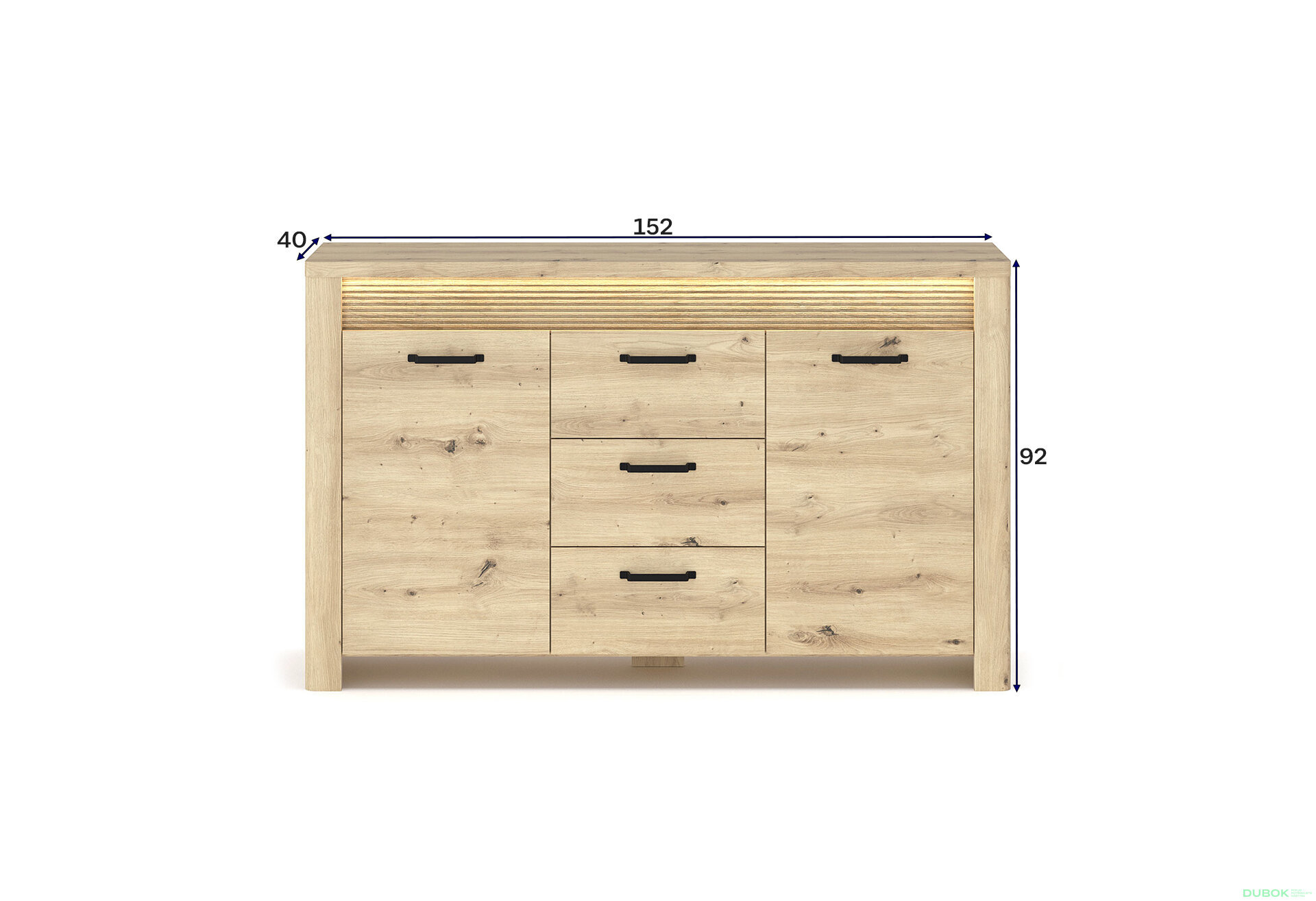 Fotografia 3 - Komoda 2d3s dub artisan Moris