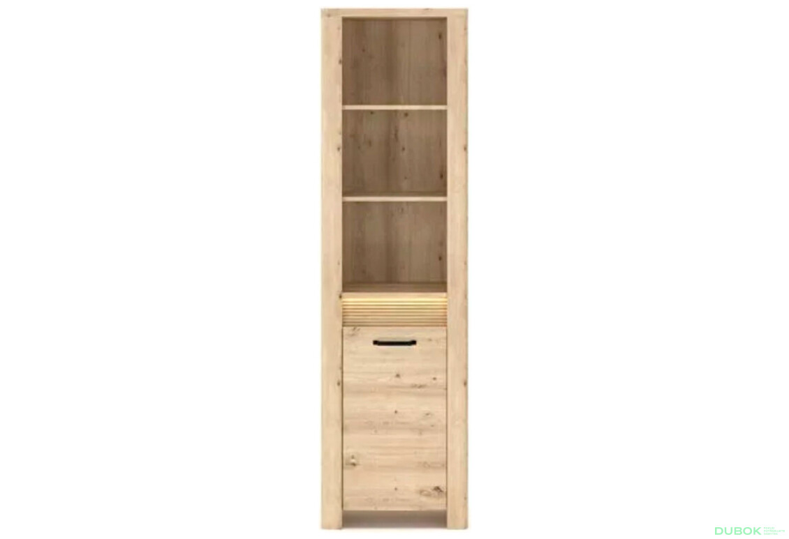 Regál otvorený 1d dub artisan Moris