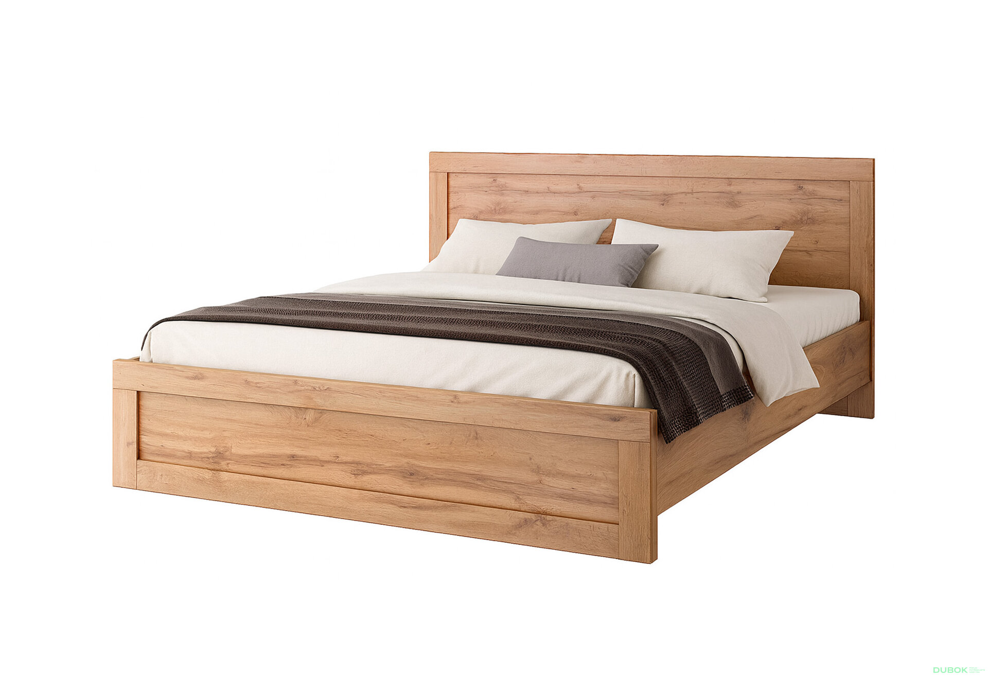 Fotografia 1 - Posteľ 180x200 s roštom dub wotan Mortiz