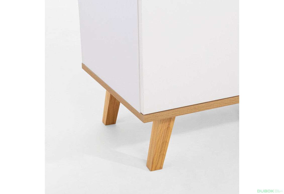 Komoda 2d3s biela / dub kamenný Neptún - Fotografia 5 Fotografia 5 - Komoda 2d3s biela / dub kamenný Neptún