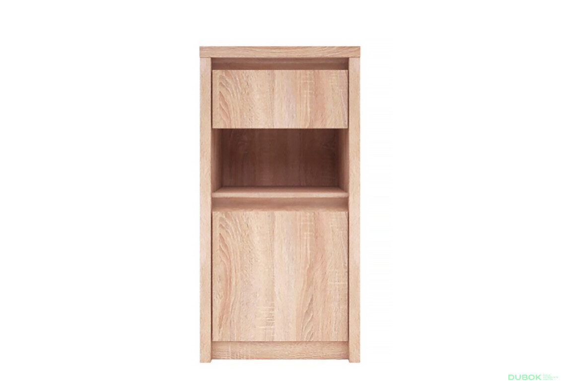 Komoda s dvierkami a zásuvkou Norton 46 cm Dub Sonoma