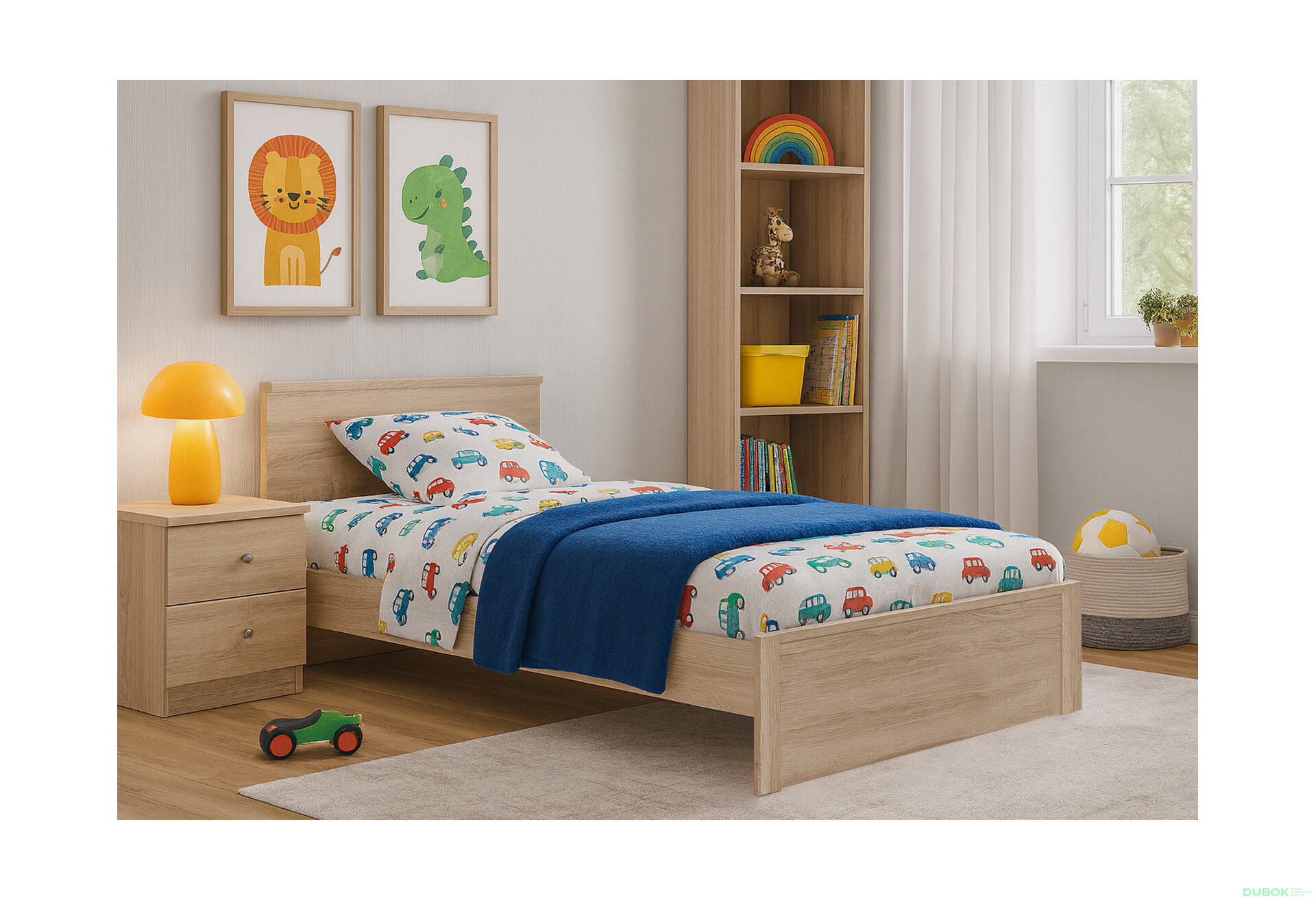 Fotografia 3 - Posteľ 120x200 dub sonoma Norton