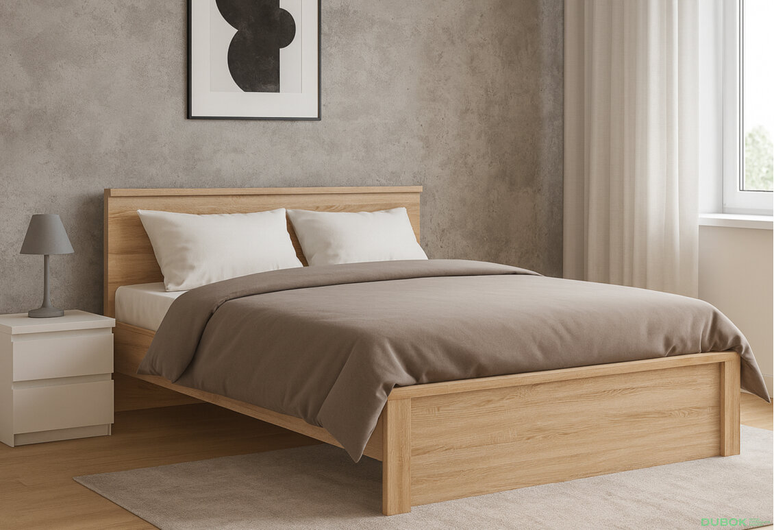 Fotografia 3 - Posteľ 140x200 dub sonoma Norton
