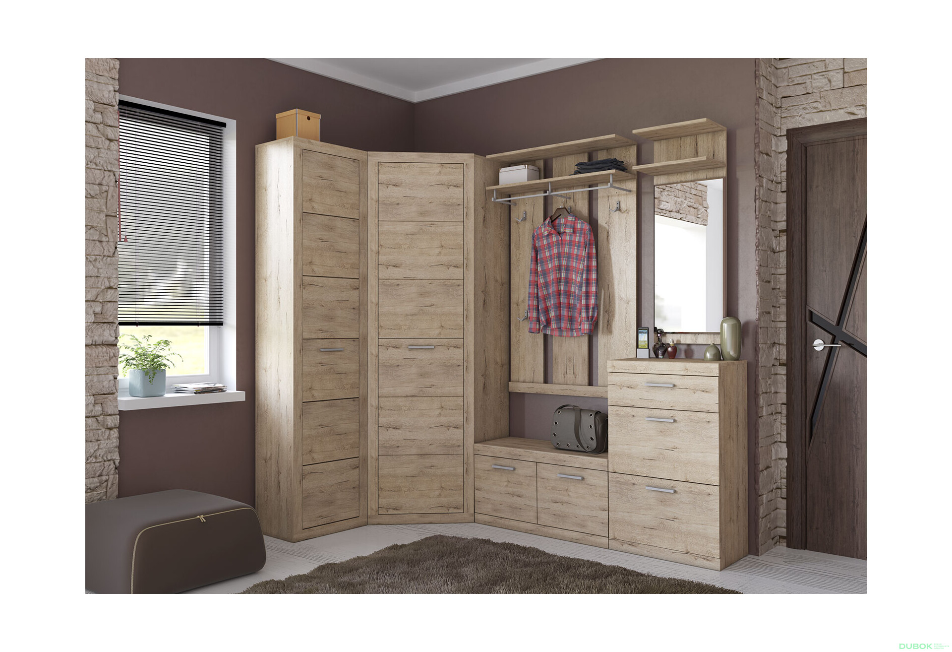 Fotografia 4 - Komoda 2d/90 dub san remo Oskar