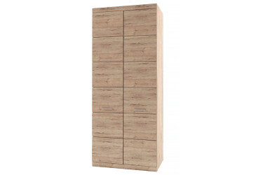 Skriňa dvojdverová Oskar 90x217x57.6 cm Dub san remo