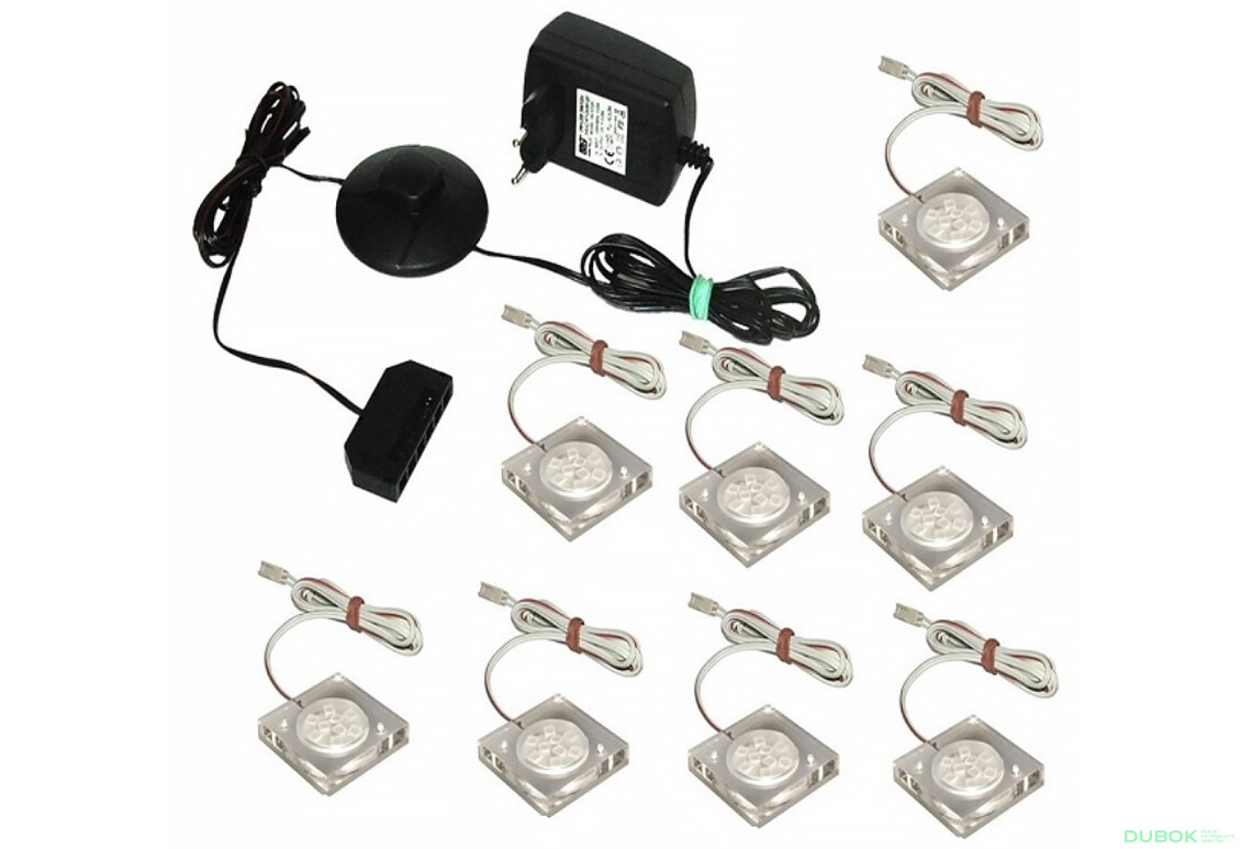LED 8x ks biely / teplý Osvetlenie