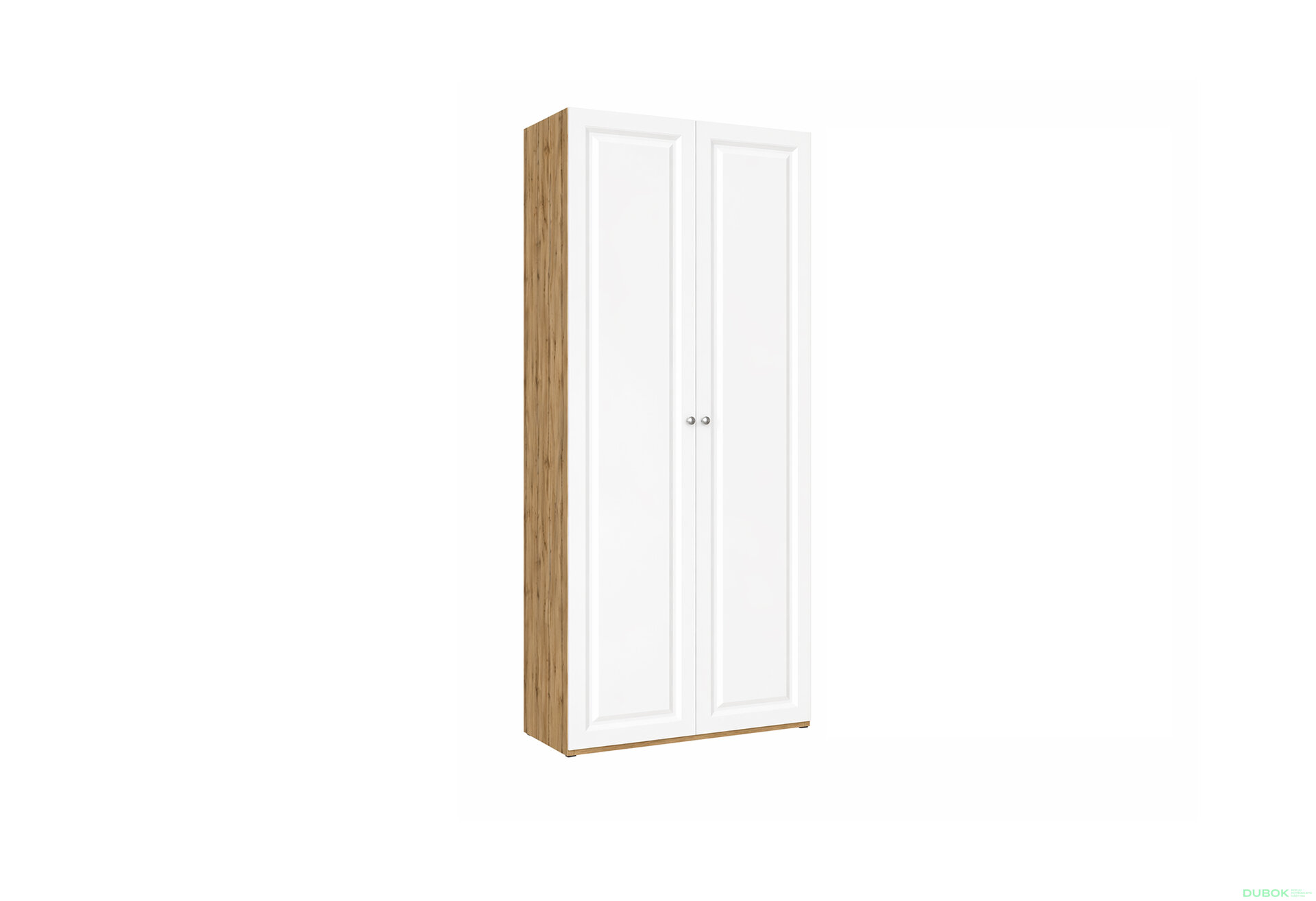 Obrázok 1 - Skriňa Madrid 100×55×205 cm, dub appalachi / biela