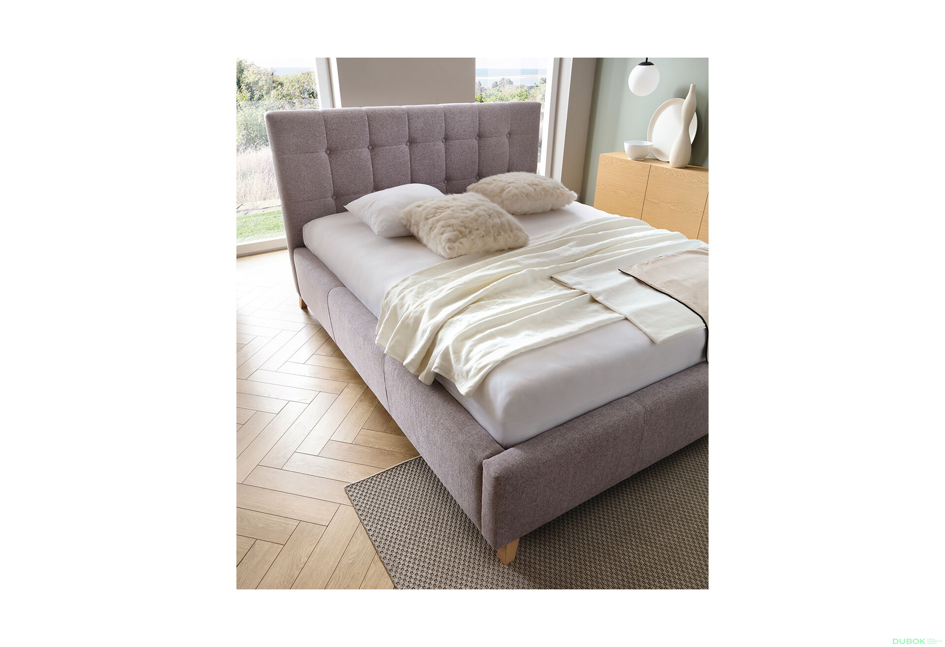 Posteľ Tessa 180x200 Massimo 411 Idesin E10 Buk - Fotografia 3 Fotografia 3 - Posteľ Tessa 180x200 Massimo 411 Idesin E10 Buk