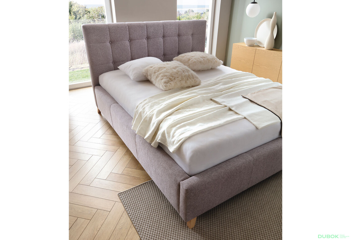 Posteľ Tessa 180x200 Massimo 411 Idesin E10 Buk - Fotografia 3 Fotografia 3 - Posteľ Tessa 180x200 Massimo 411 Idesin E10 Buk