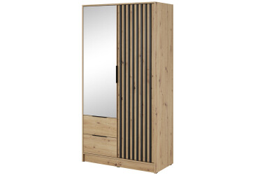 Skriňa Nelly 2D so zrkadlom artisan