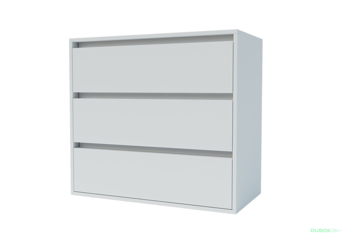 Komoda s 3 zásuvkami Idea K 80 cm Nymphaea albumu