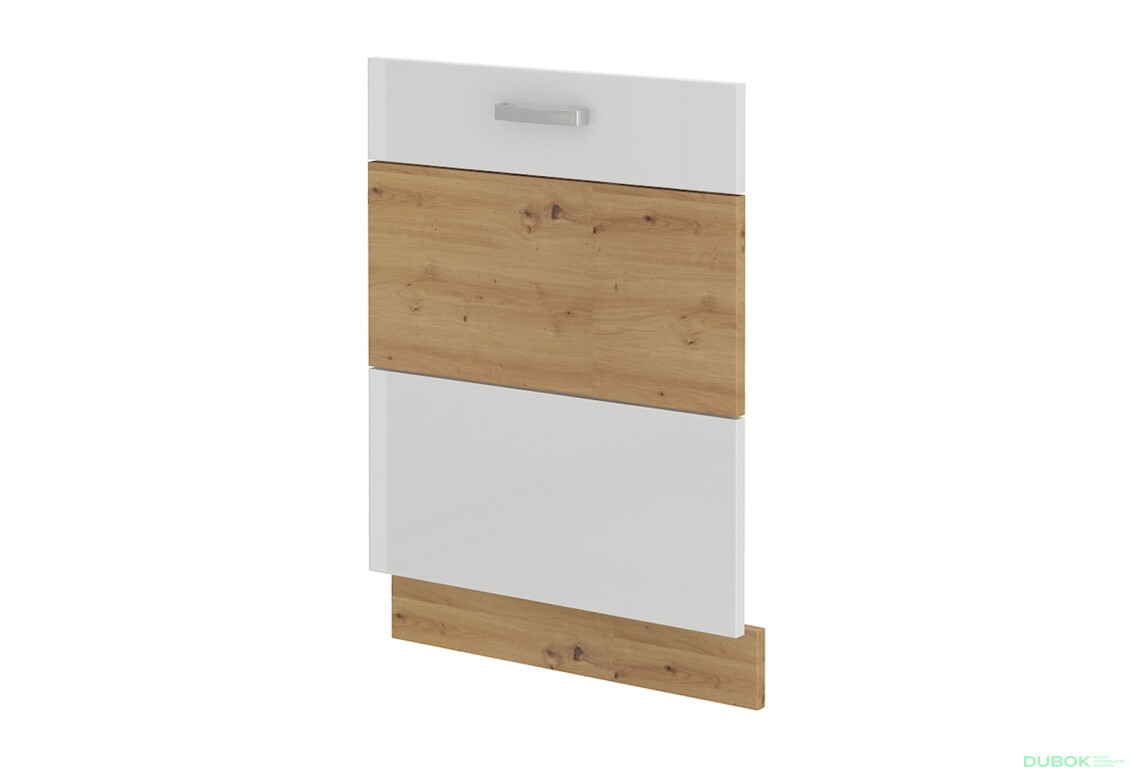 ZM 713x596 dvierka Artisan / biely lesk