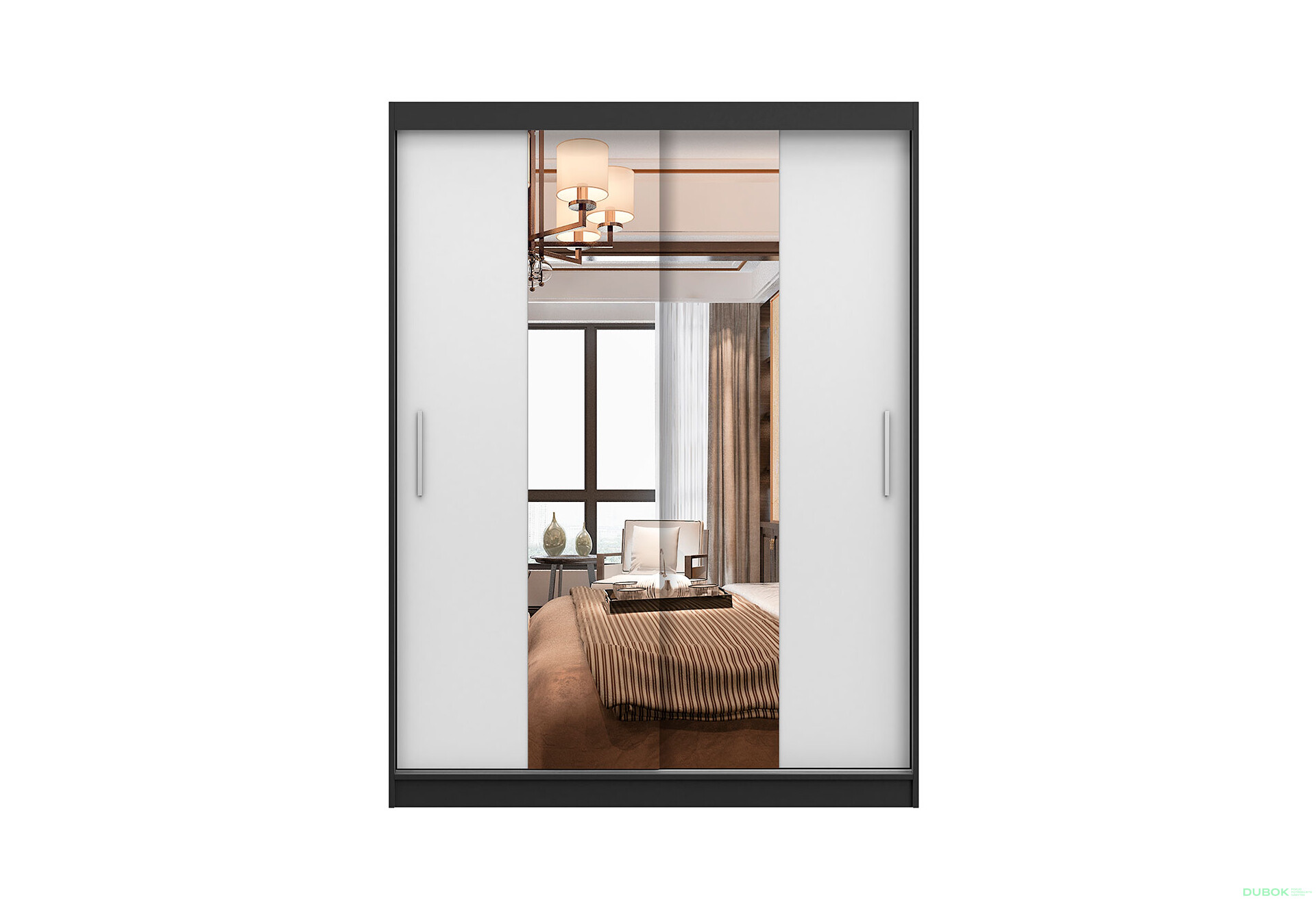 Fotografia 2 - Skriňa Vista 01 čierna / biely