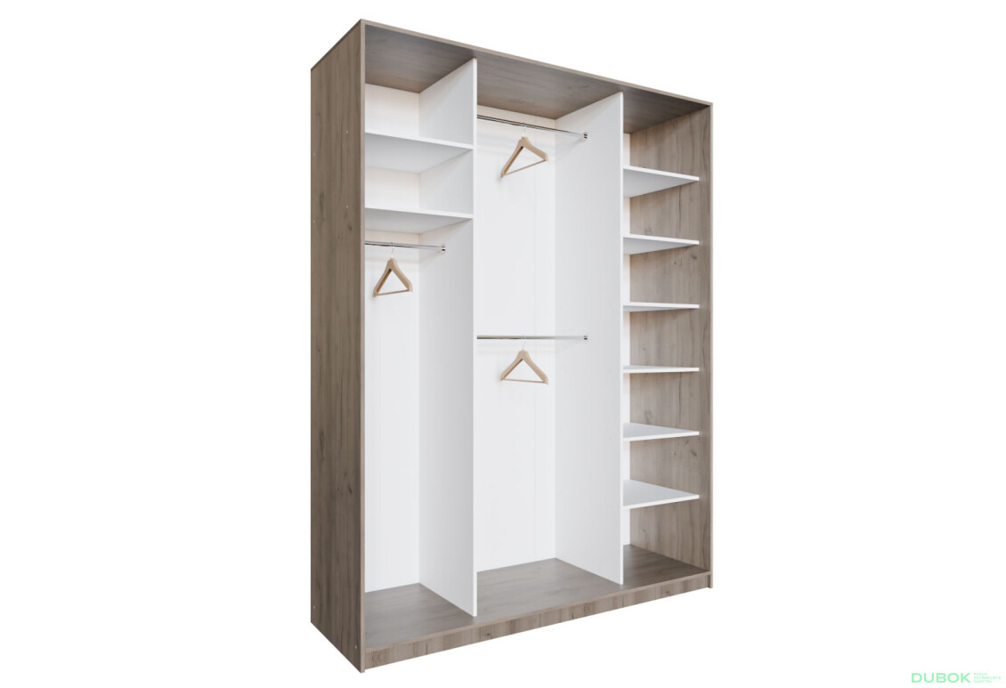 Korpus 1800x600x2400 W Dub kraft sivý
