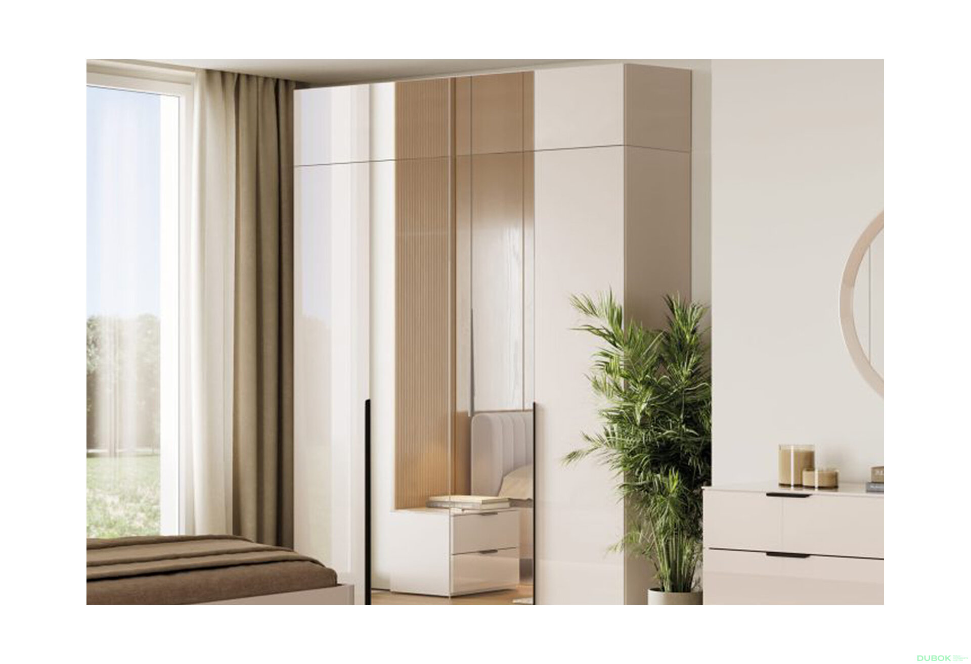 Fotografia 2 - Nadstavec 4D so zrkadlom, kašmírový lesk Lori