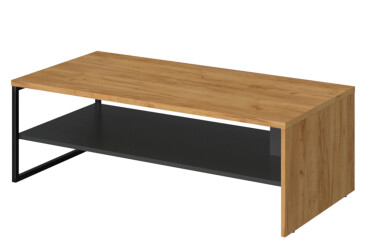 Konferenčný stolík 120 dub craft zlatý / antracit Santes